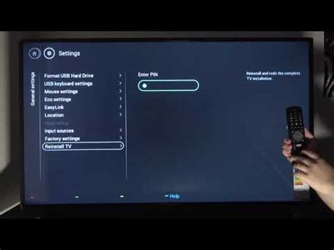 how to reset wireless card on philips smart tv|reset Philips tv to factory.